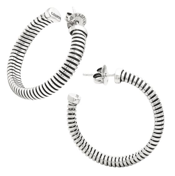 Pendientes Giovanni Raspini Mujer TUBOGAS in Plata 12534 - 12534